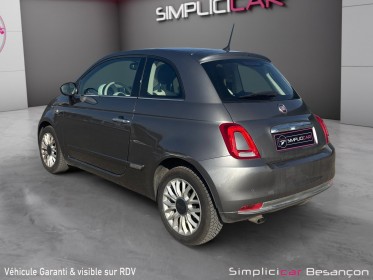 Fiat 500 serie 3 1.2 8v 69 ch lounge toit vitré radars de recul roue de secours occasion simplicicar besanÇon simplicicar...