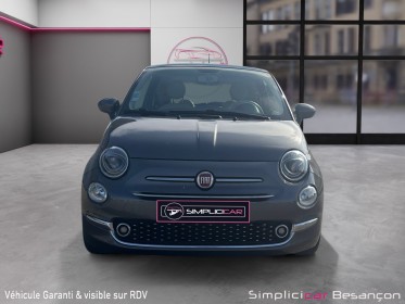 Fiat 500 serie 3 1.2 8v 69 ch lounge toit vitré radars de recul roue de secours occasion simplicicar besanÇon simplicicar...