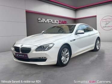 Bmw serie 6 coupe f13 640d xdrive 313ch luxe a occasion cannes (06) simplicicar simplicibike france