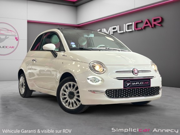 Fiat 500 1.0 70cv dolce vita/carplay/toit panoramique/entretien suivi/garantie 12 mois occasion simplicicar annecy...