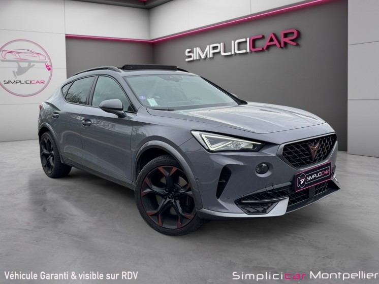 Cupra formentor 2.0 tsi 245ch dsg7 vz toit ouvrant pack hiver carplay occasion montpellier (34) simplicicar simplicibike france