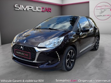Ds ds 3 so chic 110 ch ss eat6 / camera de recul / radar avar / carplay / distribution neuve occasion simplicicar orgeval ...
