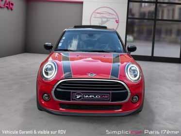 Mini cooper 1.5 i 12v dct7 136 cv greenwitch - garantie 12 mois - toit ouvrant - full cuir occasion paris 17ème (75)(porte...