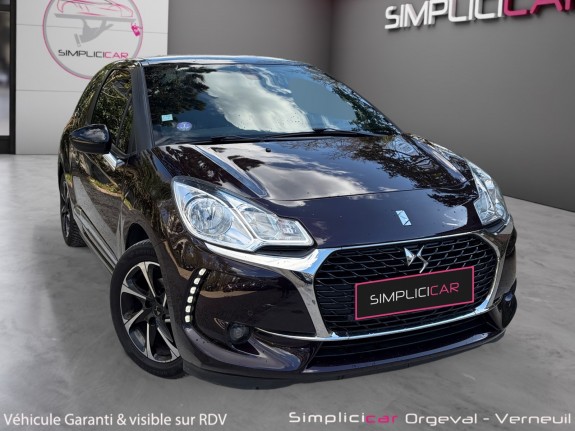Ds ds 3 so chic 110 ch ss eat6 / camera de recul / radar avar / carplay / distribution neuve occasion simplicicar orgeval ...