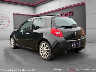 Renault clio iii 2.0 rs 16v 200 renault sport luxe  noir toit ouvrant full suivi garantie 12mois occasion simplicicar...