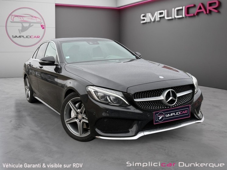 Mercedes classe c 220 d 9g-tronic sportline pack amg régulateur adaptatif caméra de recul garantie 12 mois occasion...