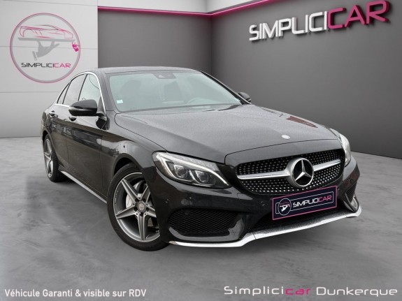 Mercedes classe c 220 d 9g-tronic sportline pack amg régulateur adaptatif caméra de recul garantie 12 mois occasion...