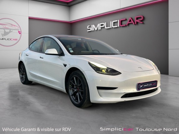 Tesla model 3 autonomie standard plus rwd garantie constructeur 2029 cable charge rapide occasion simplicicar toulouse nord...
