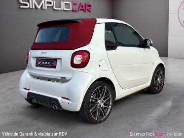 Smart fortwo cabrio oupe 0.9 109 ch ss ba6 brabus xclusive occasion  simplicicar nice - pfvauto simplicicar simplicibike france