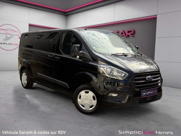Ford transit custom kombi l2h1 130 bva 9 places attelage tpmr garantie 12 mois occasion simplicicar nimes - rb auto...