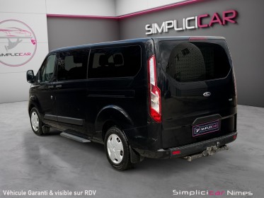 Ford transit custom kombi l2h1 130 bva 9 places attelage tpmr garantie 12 mois occasion simplicicar nimes - rb auto...
