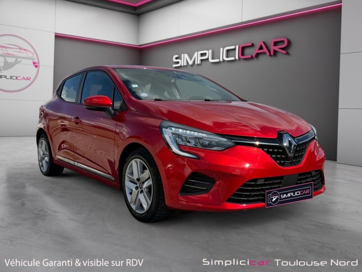 Renault clio v tce 100 business 1ere main tva recuperable entretien concession 51820 km occasion simplicicar toulouse nord...