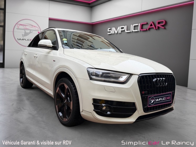 Audi q3 q3 2.0 tdi 140 ch s line entretiens distribution neuve garantie 12 mois audi occasion simplicicar le raincy...