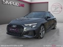 Audi a3 berline 1.5 tfsi mildhybrid 150 ch s-line toit ouvrant garantie 12 mois camera de recul sièges chauffants occasion...