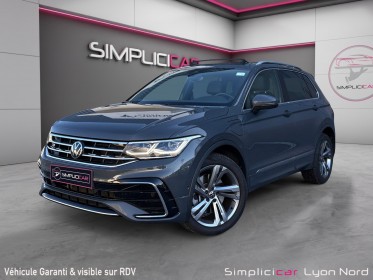 Volkswagen tiguan 1.4 ehybrid 245ch dsg6 r-line exclusive beaucoup d'options garantie 12 mois occasion simplicicar lyon nord...