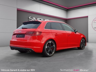 Audi s3 sportback 2.0 tfsi 300 ch quattro s-tronic 6 - garantie 12 mois occasion simplicicar brest simplicicar simplicibike...