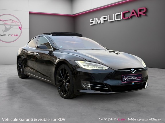 Tesla model s 75 kwh all-wheel drive toit ouvrant volant chauffant garantie 12 mois occasion simplicicar mery-sur-oise...