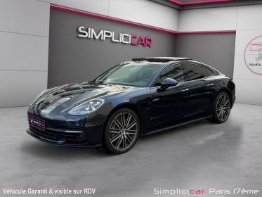Porsche panamera 4 v6 3.0 462 hybrid pdk / pack sport chrono / toit ouvrant / entretien porsche occasion paris 17ème...