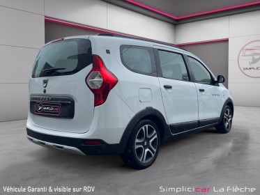Dacia lodgy i ph2 1.3 tce 130 - 15 ans 5pl - 1 ere main - caméra de recul - entretien renault occasion simplicicar la fleche...