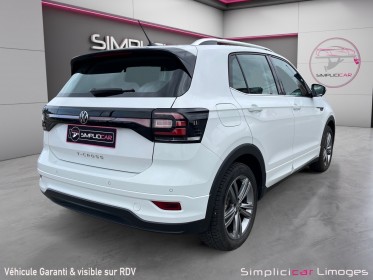Volkswagen t-cross 1.0 tsi 110 start/stop dsg7 r-line garantie 12 mois occasion simplicicar limoges  simplicicar simplicibike...