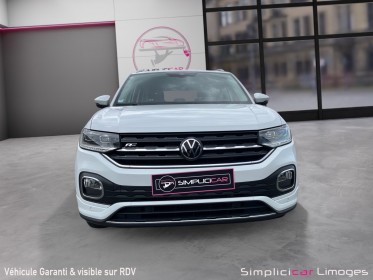 Volkswagen t-cross 1.0 tsi 110 start/stop dsg7 r-line garantie 12 mois occasion simplicicar limoges  simplicicar simplicibike...