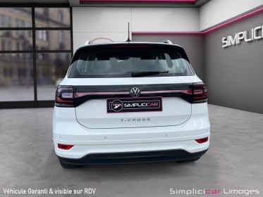 Volkswagen t-cross 1.0 tsi 110 start/stop dsg7 r-line garantie 12 mois occasion simplicicar limoges  simplicicar simplicibike...