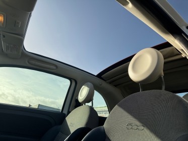 Fiat 500c 1.2 8v 69 ch lounge radars de recul climatisation toit ouvrant en toile garantie 12 mois occasion barberey...