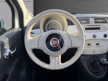Fiat 500c 1.2 8v 69 ch lounge radars de recul climatisation toit ouvrant en toile garantie 12 mois occasion barberey...