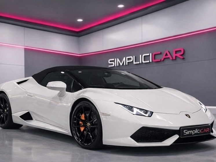 Lamborghini huracan spyder 610-4 v10 spyder tva recuperable occasion simplicicar angers simplicicar simplicibike france