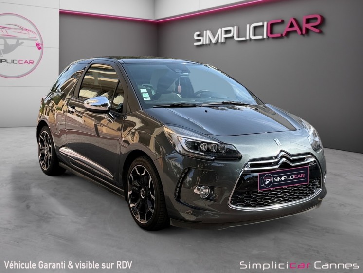 Ds ds3 thp 165 ss sport chic occasion cannes (06) simplicicar simplicibike france