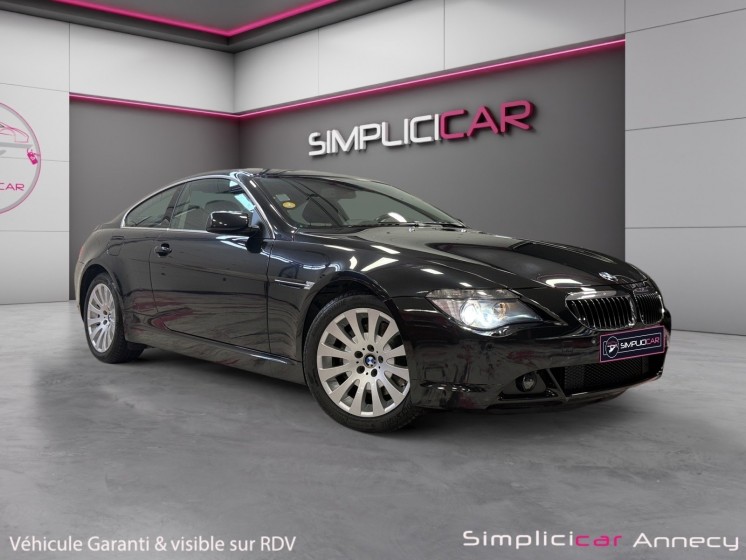 Bmw serie 6 e63 645ci, 333cv/premiere main/francaise/entretien exclusif bmw/garantie 12 mois occasion simplicicar annecy...