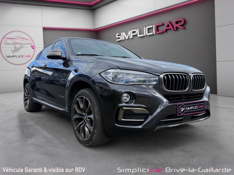 Bmw x6 f16 xdrive30d 258 ch edition a occasion simplicicar brive la gaillarde  simplicicar simplicibike france