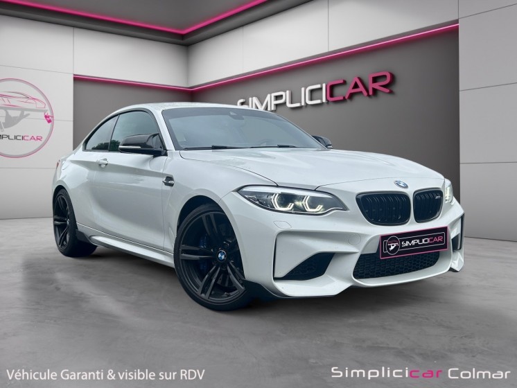 Bmw m2 coupe f87 lci pack m performance carbone 370cv 465nm dkg7 feux full led moteur n55 garantie 12 mois occasion...