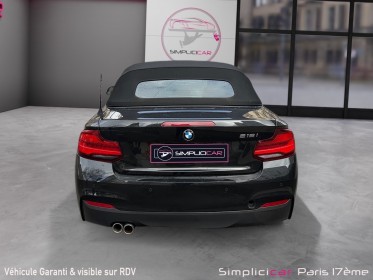 Bmw serie 2 cabriolet f23 lci2 218i 136 ch bva8 m sport - garantie 12 mois - siÈges et volant chauffant - camÉra de recul...