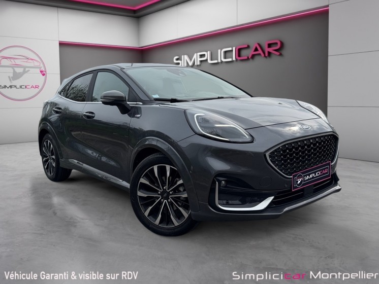 Ford puma 125ch mhev ss dct7 st-line vignale bang  olufsen carplay occasion montpellier (34) simplicicar simplicibike france
