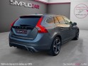 Volvo v60 d6 twin engine 220  68 ch geartronic 6 r-design / distribution ok / toit ouvrant / sièges chauffants occasion...