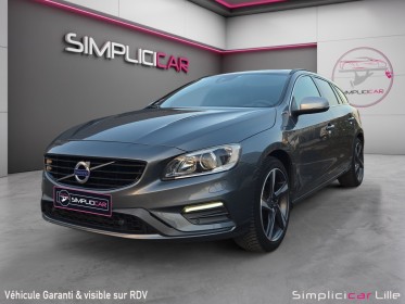 Volvo v60 d6 twin engine 220  68 ch geartronic 6 r-design / distribution ok / toit ouvrant / sièges chauffants occasion...