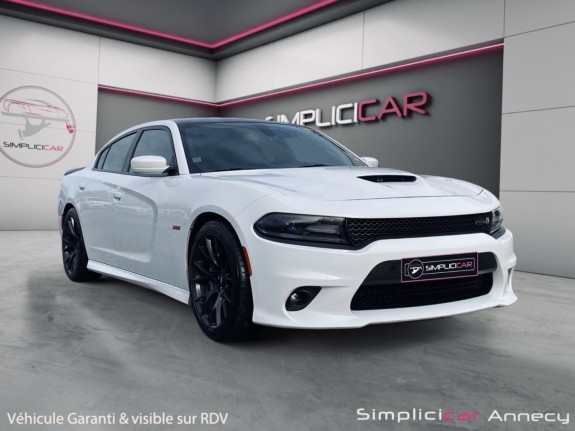 Dodge charger 6.4 v8 492cv scat pack malus payé immat france occasion simplicicar annecy simplicicar simplicibike france