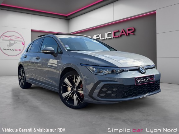 Volkswagen golf 1.4 hybrid rechargeable opf 245 dsg6 gte  garantie 12 mois   caméra de recul   toit ouvrant occasion...
