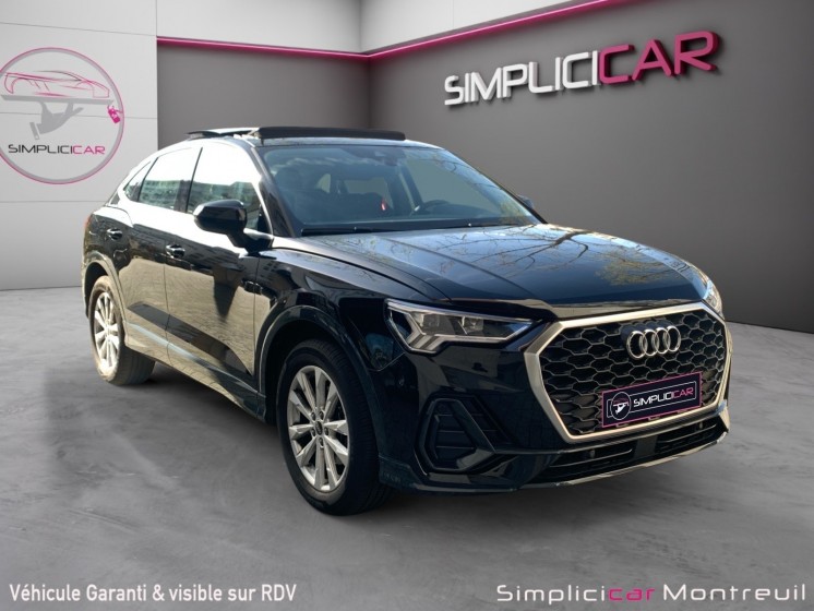 Audi q3 sportback 35 tfsi 150 ch s tronic 7 advanced toit ouvrant carplay garantie  12 mois occasion montreuil (porte de...