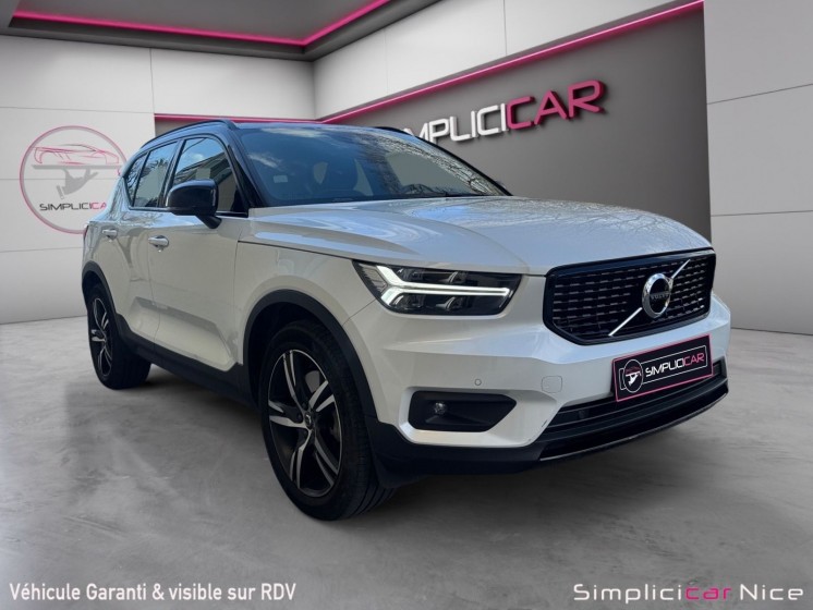 Volvo xc40 t5 recharge 18082 ch dct7 r-design/ camera/ radar / attelage/ garantie 12 mois occasion  simplicicar nice -...