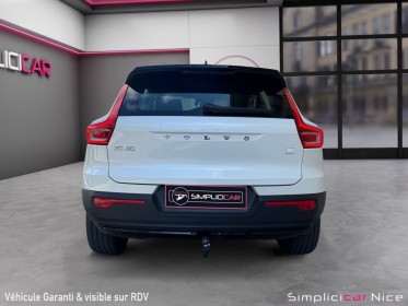 Volvo xc40 t5 recharge 18082 ch dct7 r-design/ camera/ radar / attelage/ garantie 12 mois occasion  simplicicar nice -...