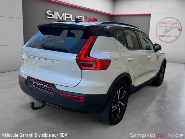 Volvo xc40 t5 recharge 18082 ch dct7 r-design/ camera/ radar / attelage/ garantie 12 mois occasion  simplicicar nice -...