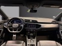 Audi q3 sportback 35 tfsi 150 ch s tronic 7 s line suivi audi - gris daytona - pack black - toit ouvrant - camera - keyless...