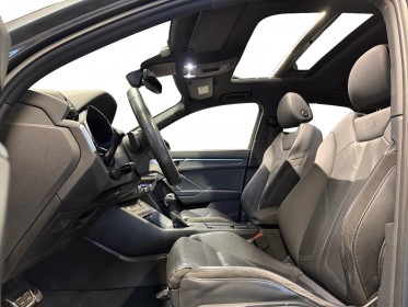 Audi q3 sportback 35 tfsi 150 ch s tronic 7 s line suivi audi - gris daytona - pack black - toit ouvrant - camera - keyless...