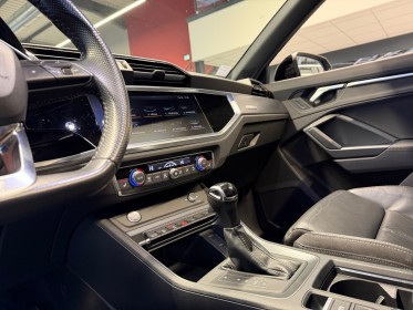 Audi q3 sportback 35 tfsi 150 ch s tronic 7 s line suivi audi - gris daytona - pack black - toit ouvrant - camera - keyless...