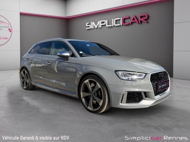 Audi rs3 sportback 2.5 tfsi 400ch s tronic 7 quattro - volant r8 carbone - moteur daza - sièges diamants - bo - camera...