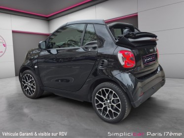 Smart fortwo cabrio eq 82 ch prime cabriolet / rien a prevoir / camera de recule /.full options occasion paris 17ème...