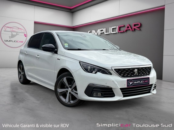 Peugeot 308 bluehdi 130ch ss eat8 gt line carplay caméra de recul garantie 12 mois occasion simplicicar toulouse sud...