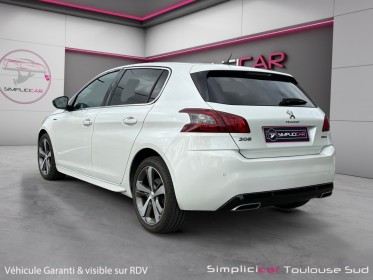 Peugeot 308 bluehdi 130ch ss eat8 gt line carplay caméra de recul garantie 12 mois occasion simplicicar toulouse sud...